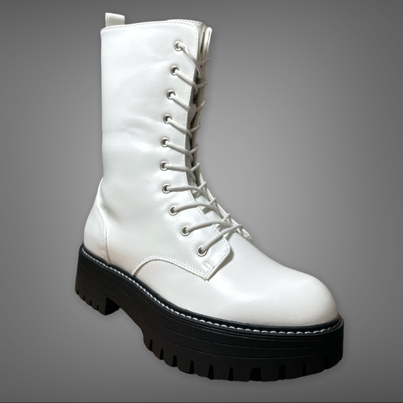 SUGAR MID SHAFT LUG SOLE COMBAT BOOT - Picture 1 of 5